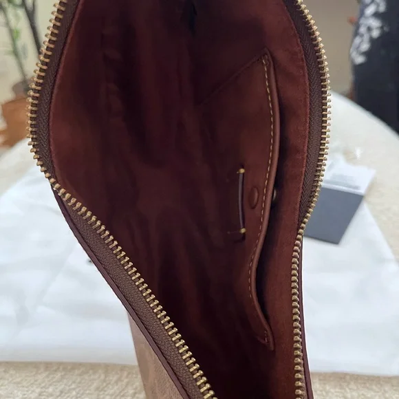 Coach Red and Tan Shoulder Bag - Picture 11 of 12